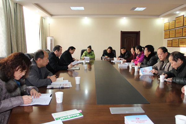 銅富公司召開(kāi)2017年第一季度黨群工作例會(huì)